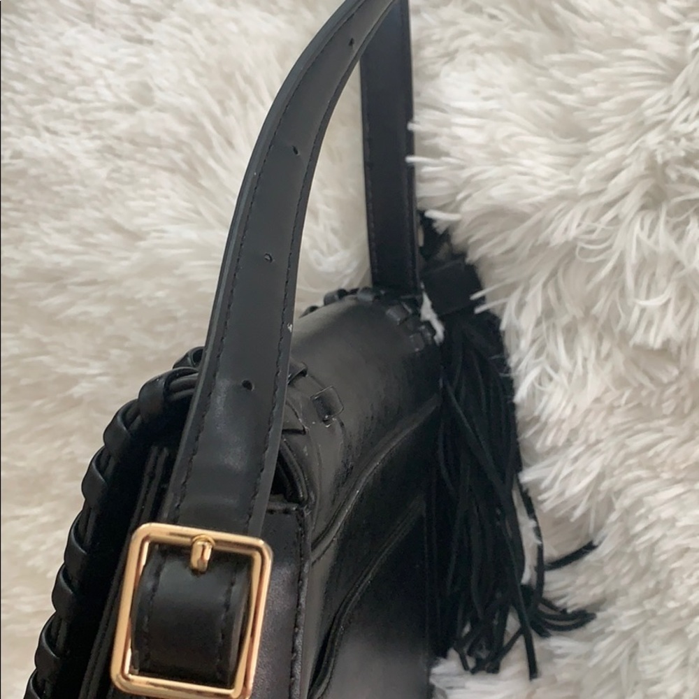 Lionel Whipstitch Leather Crossbody - Picture 5 of 6